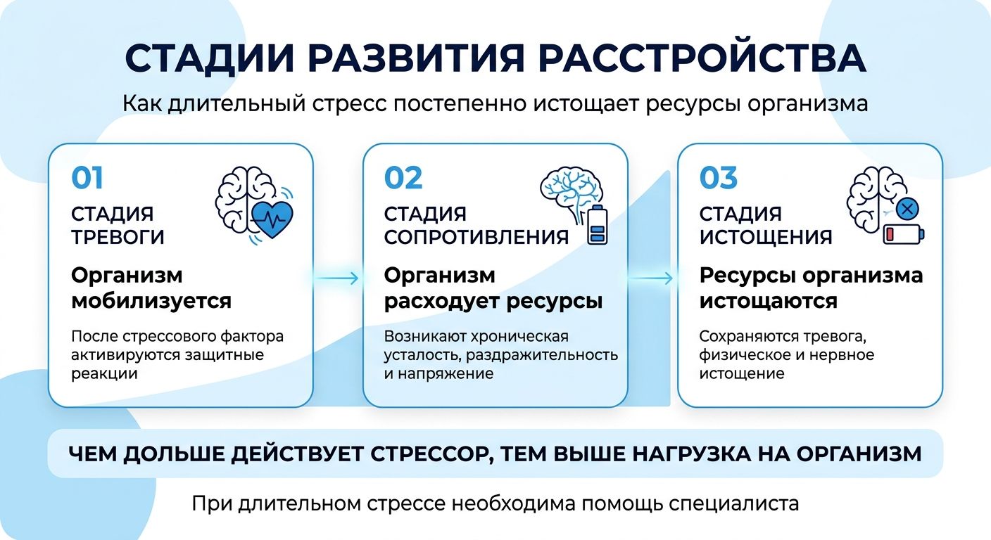Лечение стресса в Салехарде инфографика
